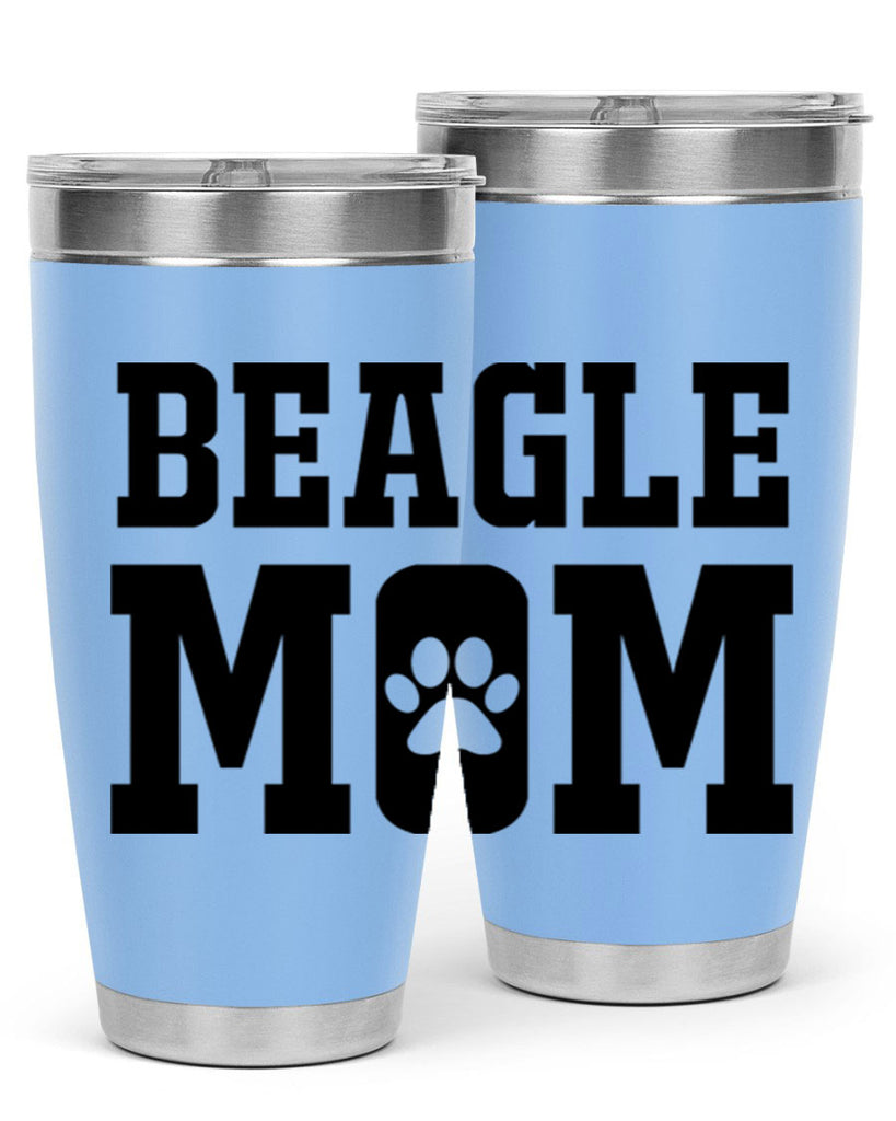 beagle mom 215#- mom- Tumbler