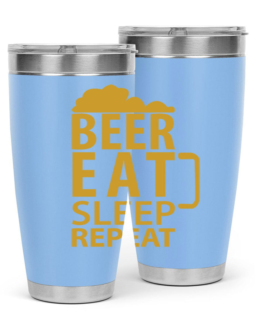 beer eat sleep 109#- beer- Tumbler