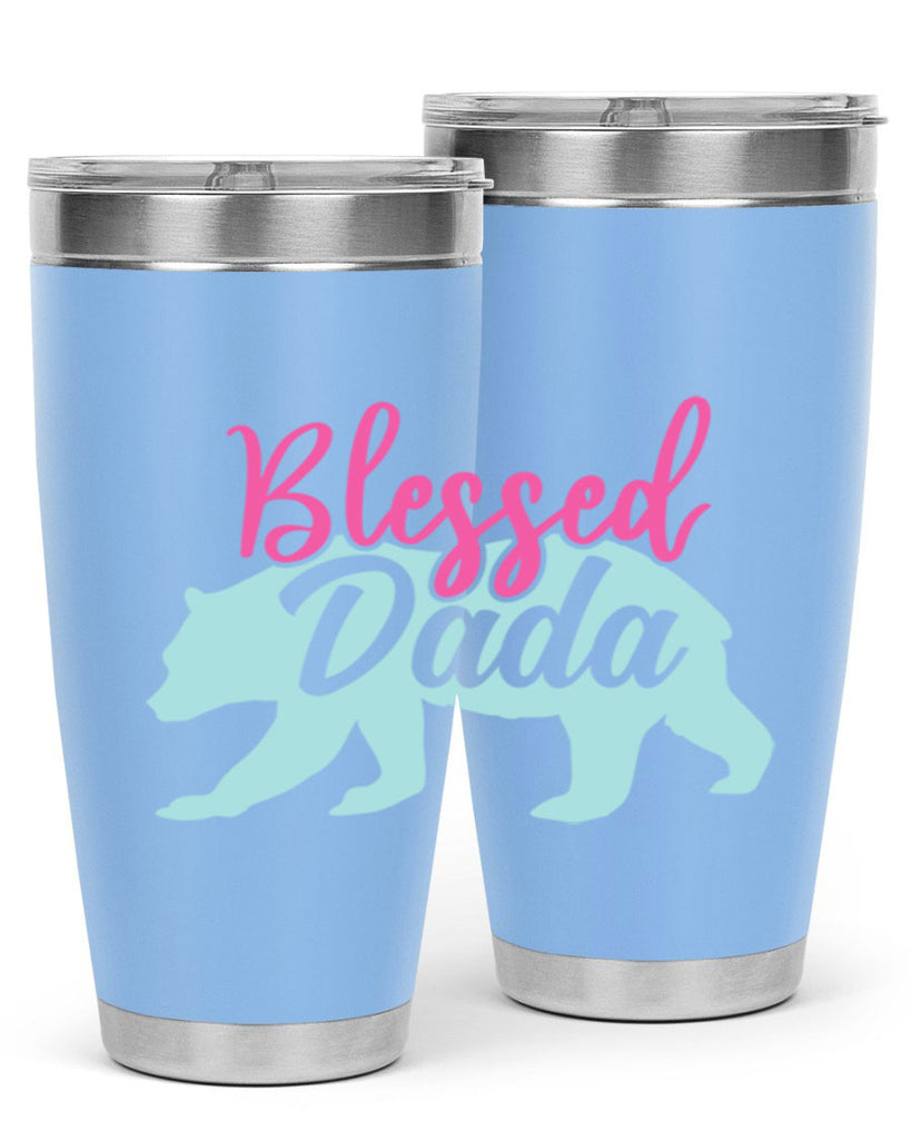 blessed dada 35#- dad- Tumbler