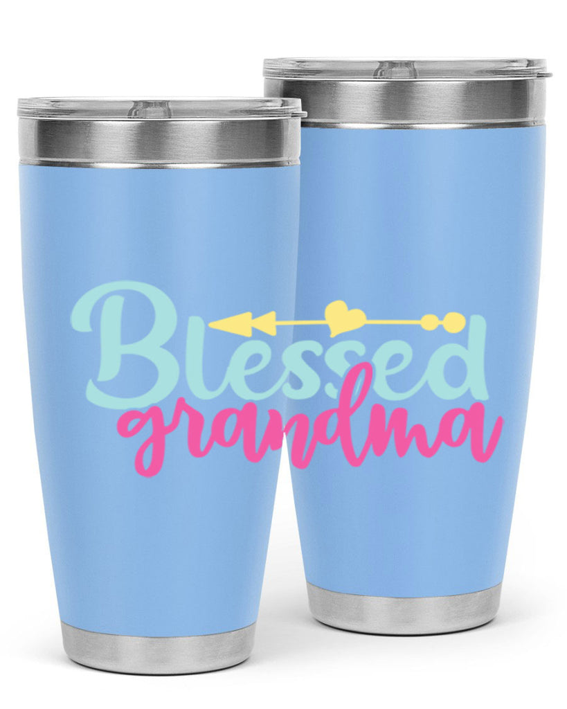 blessed grandma 63#- grandma - nana- Tumbler