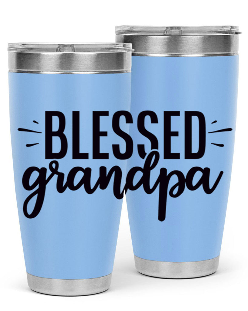 blessed grandpa 74#- grandpa - papa- Tumbler