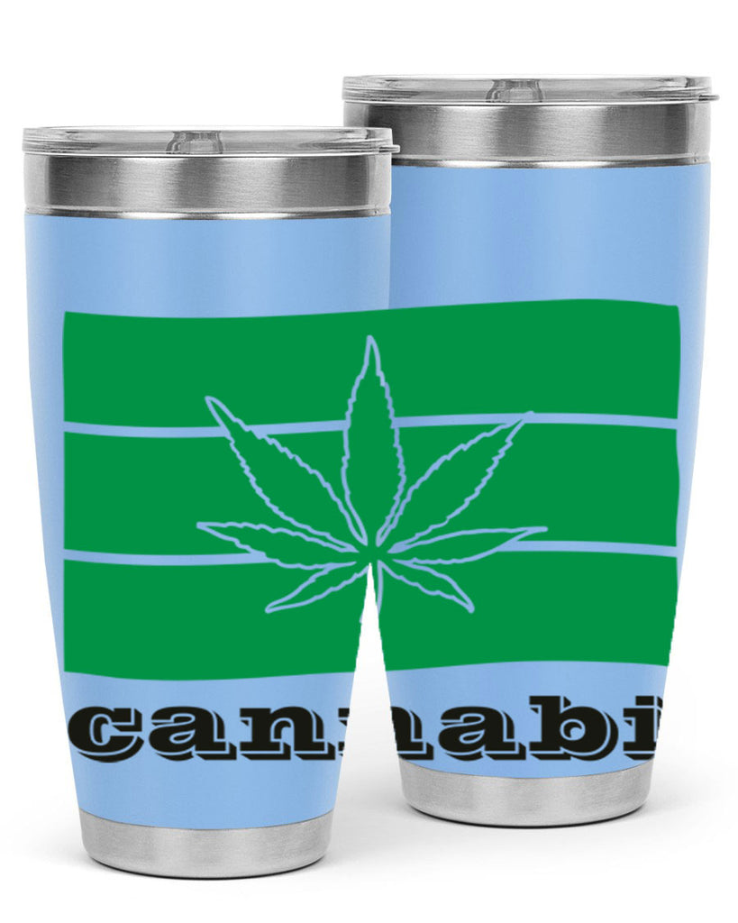 cannabi flag 36#- marijuana- Tumbler