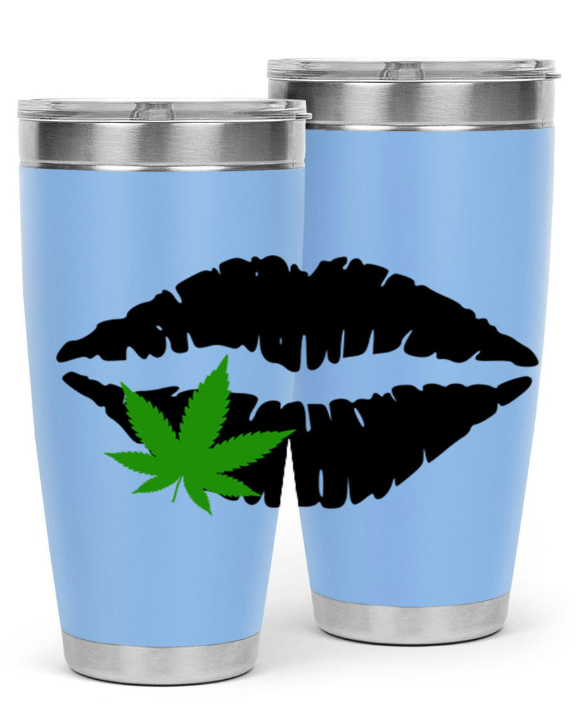 cannabis lips 47#- marijuana- Tumbler