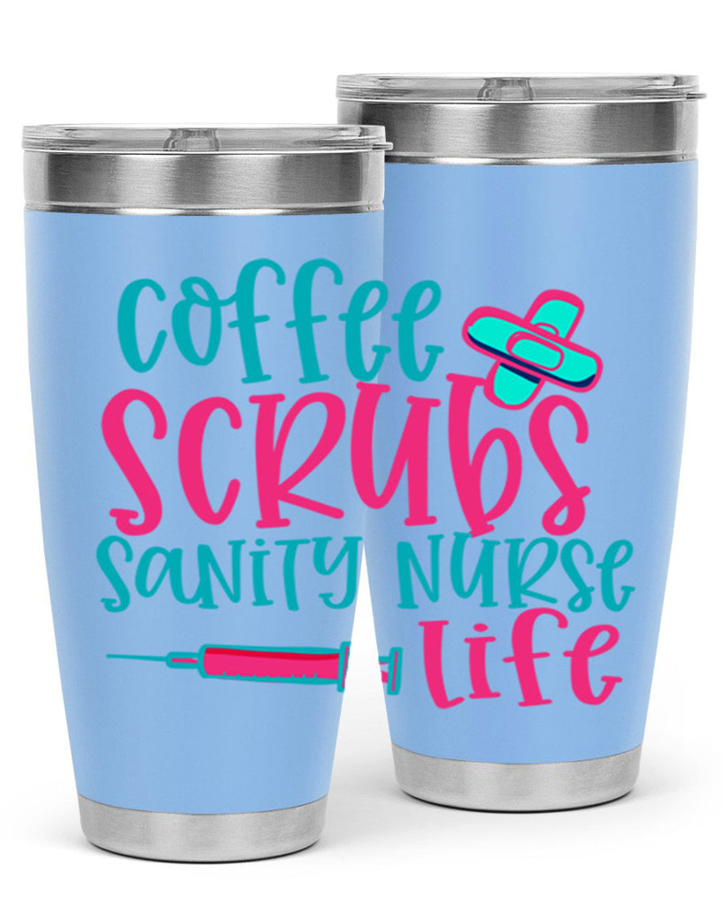 coffee scrubs sanity nurse life Style Style 207#- nurse- tumbler