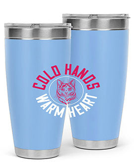 cold hands warm heart Style 42#- cat- Tumbler