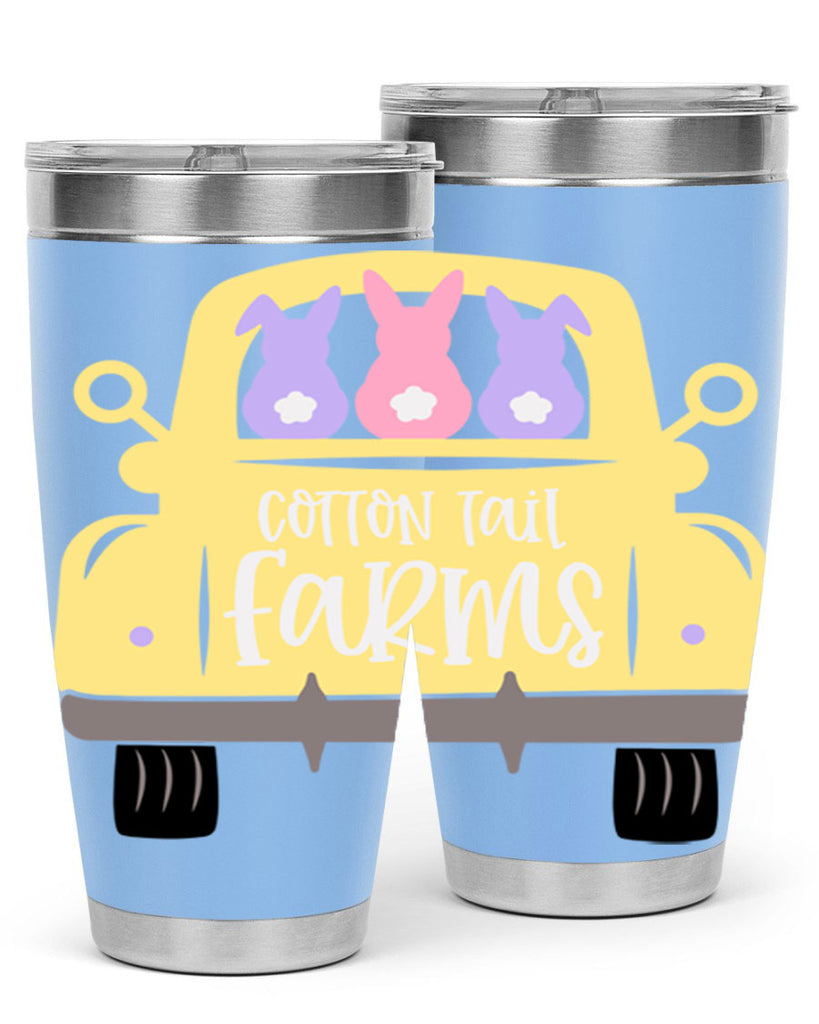 cotton tail farms 62#- easter- Tumbler