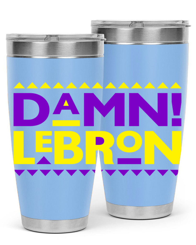 damn lebron 177#- black words phrases- Cotton Tank