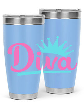 diva Style 121#- dog- Tumbler