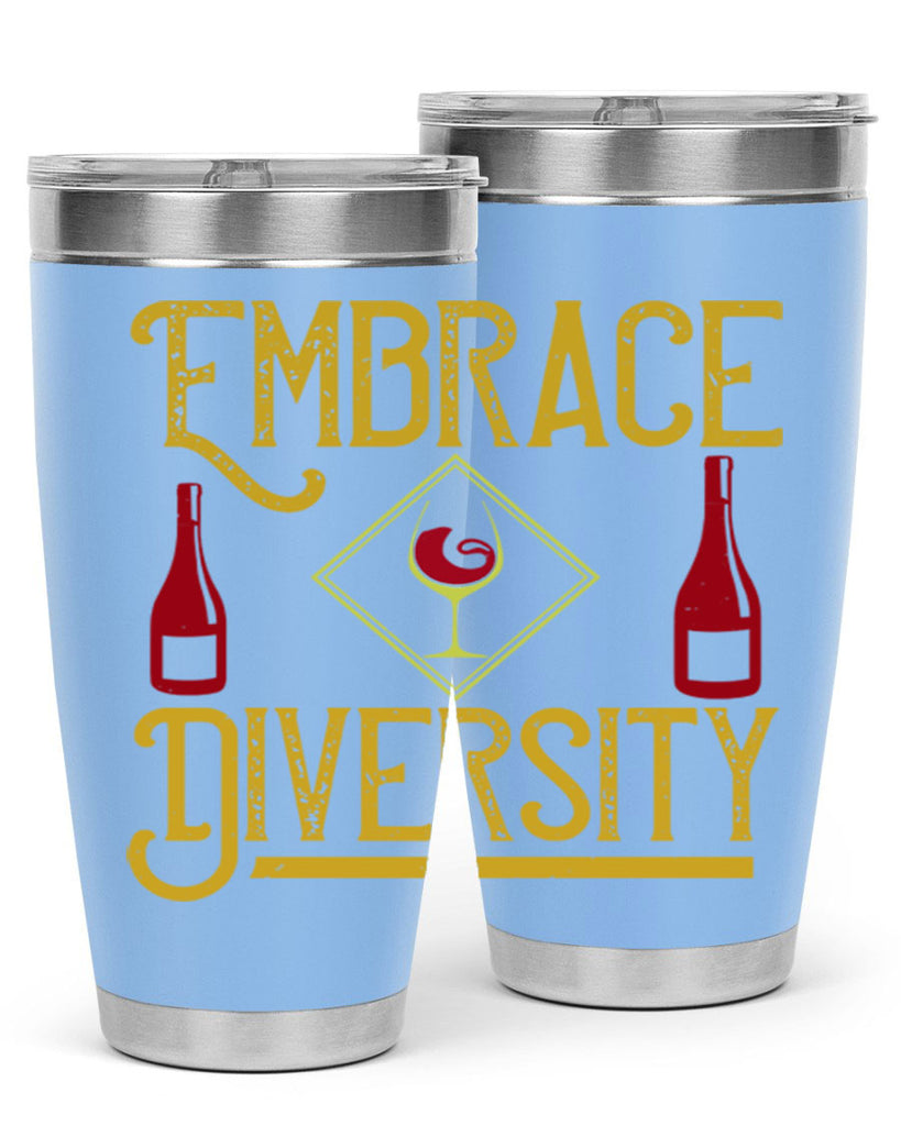 embrace diversity 218#- wine- Tumbler