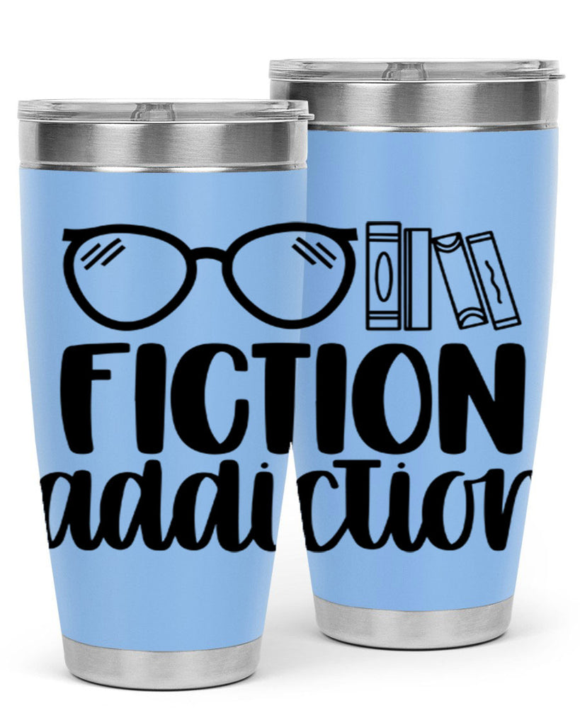 fiction addiction 40#- reading- Tumbler