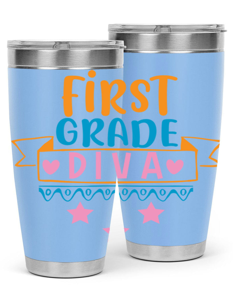 first grade diva 23#- 1st grade- Tumbler