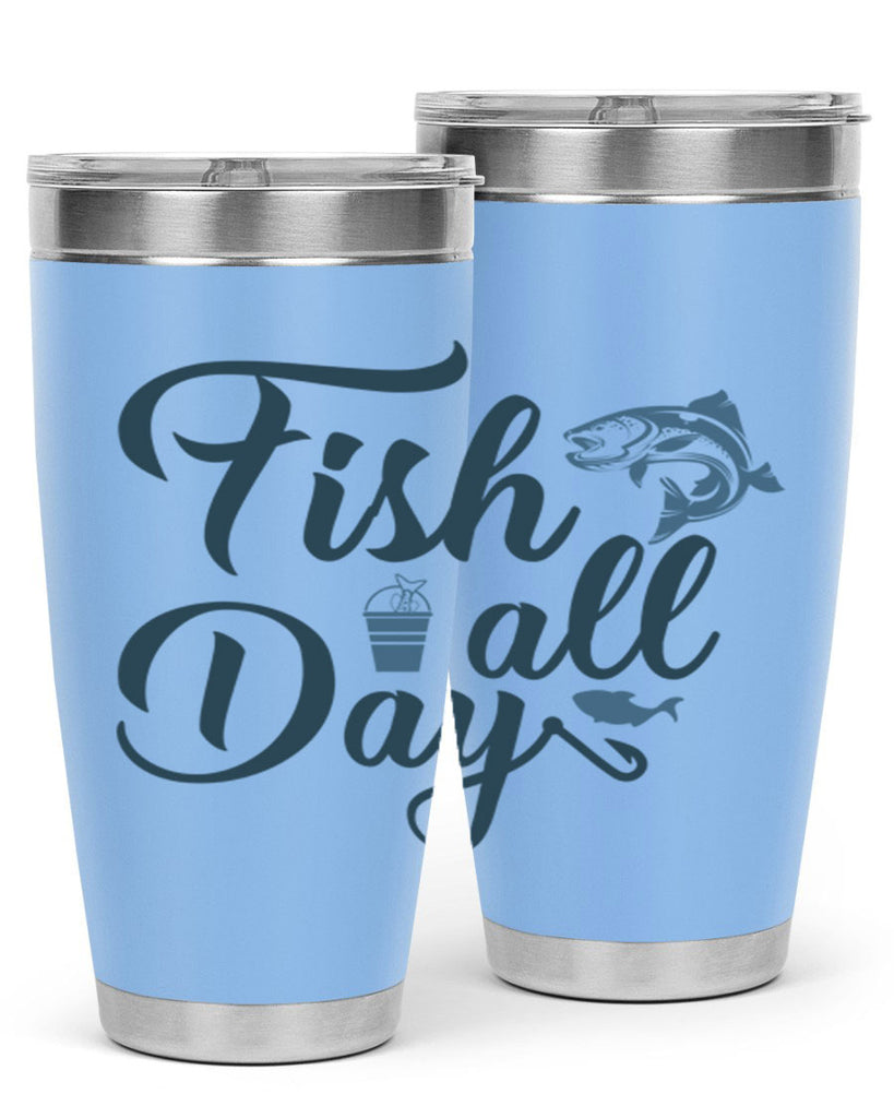 fish all day 156#- fishing- Tumbler