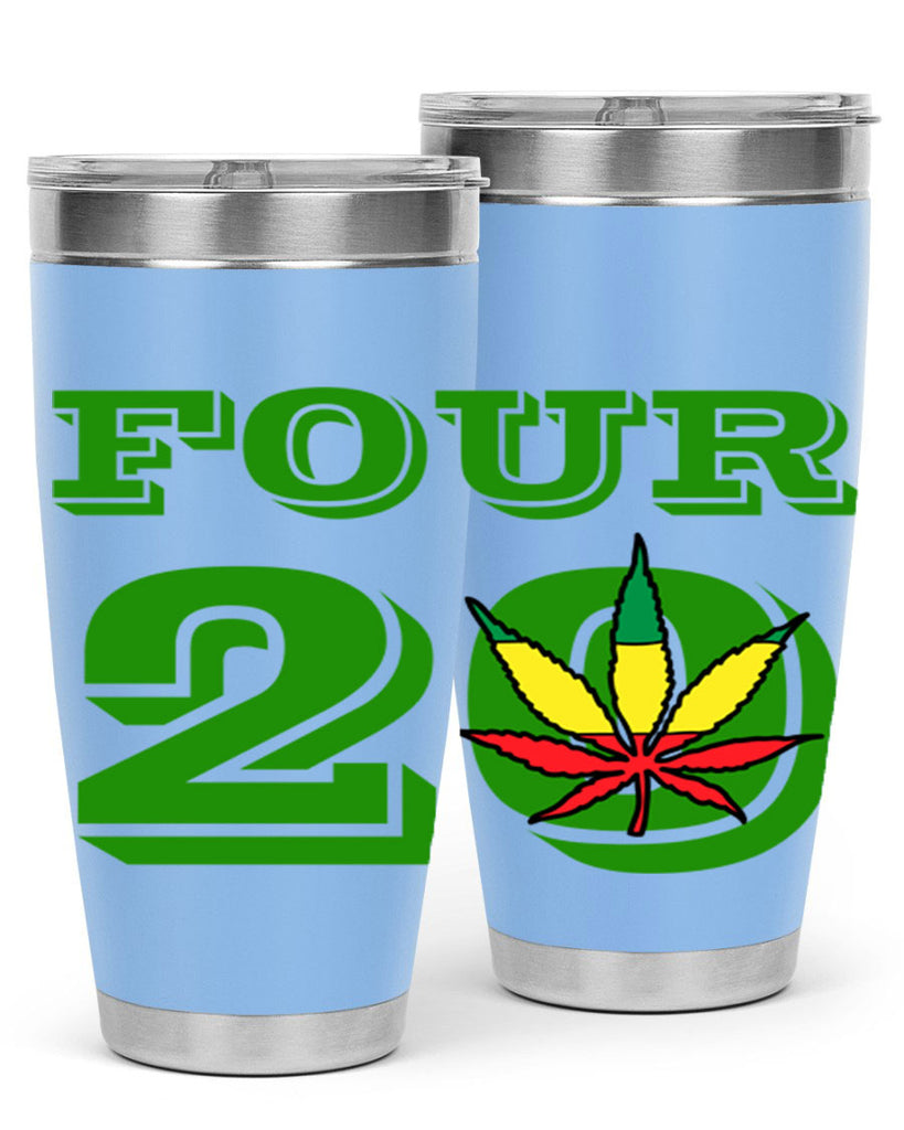 four twenty 87#- marijuana- Tumbler