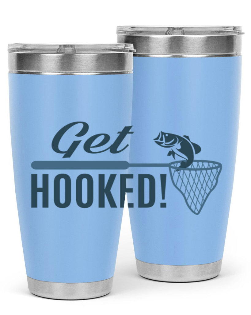 get hooked 133#- fishing- Tumbler