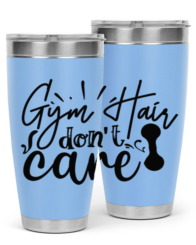 gym hair dont care 43#- gym- Tumbler