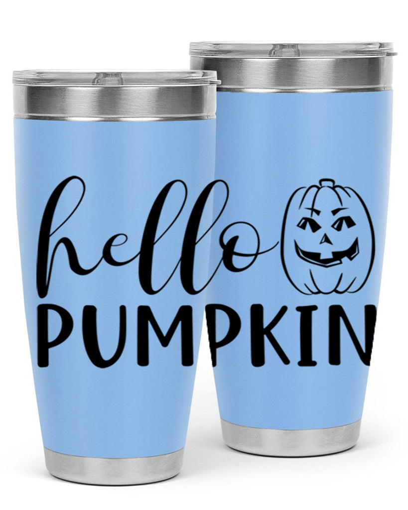 hello pumpkin 287#- fall- Tumbler