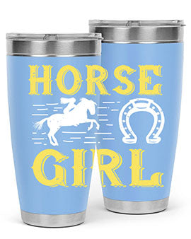 horse girl Style 51#- horse- Tumbler