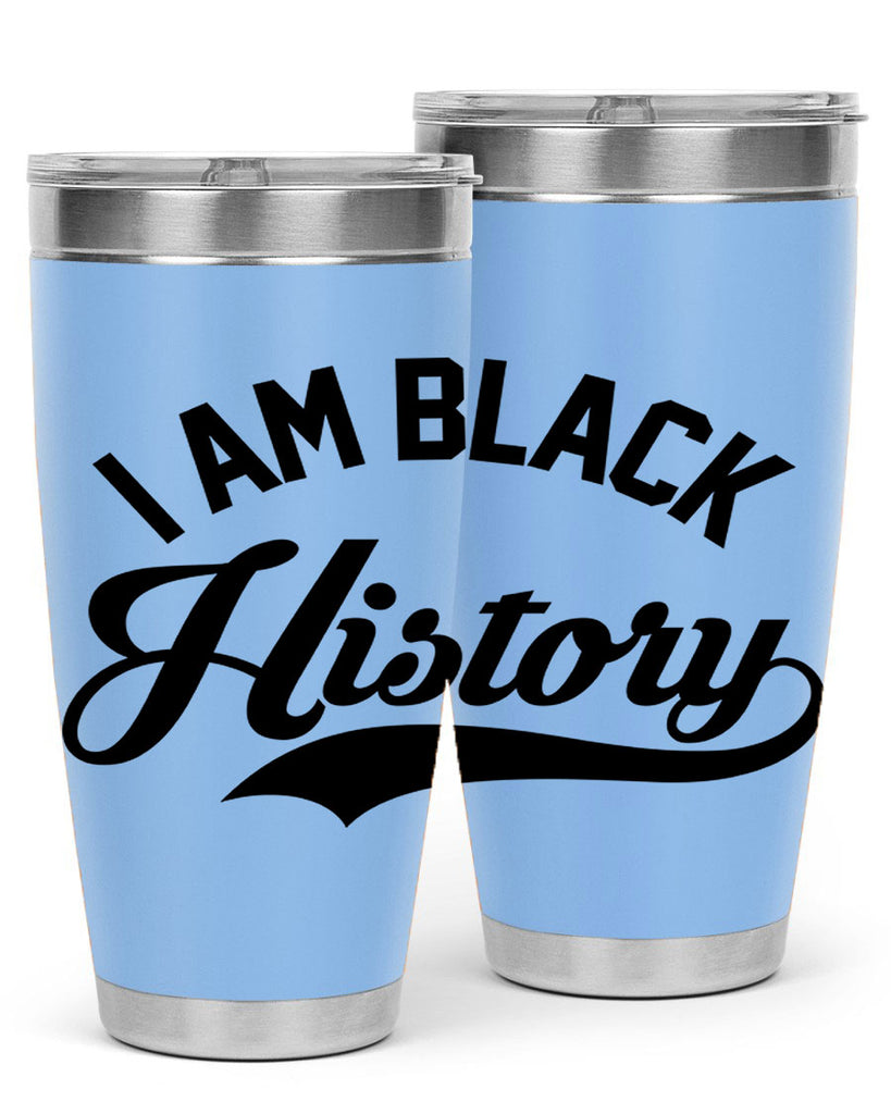 i am black  history 118#- black words phrases- Cotton Tank