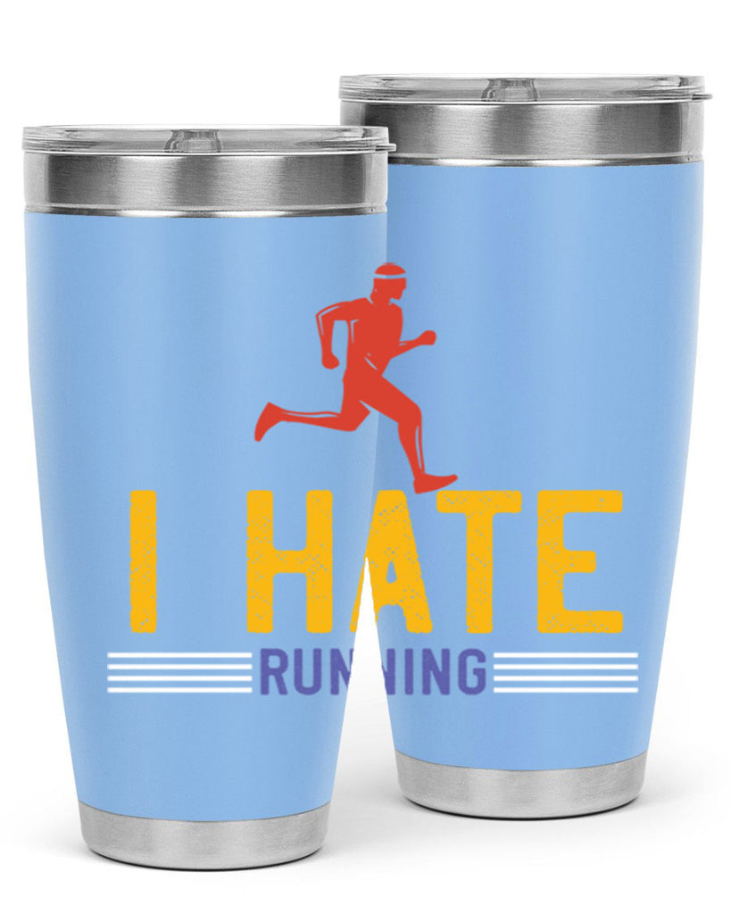 i hate running 40#- running- Tumbler