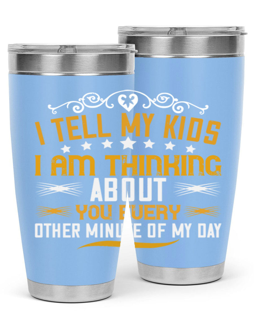 i tell my kids 151#- mom- Tumbler