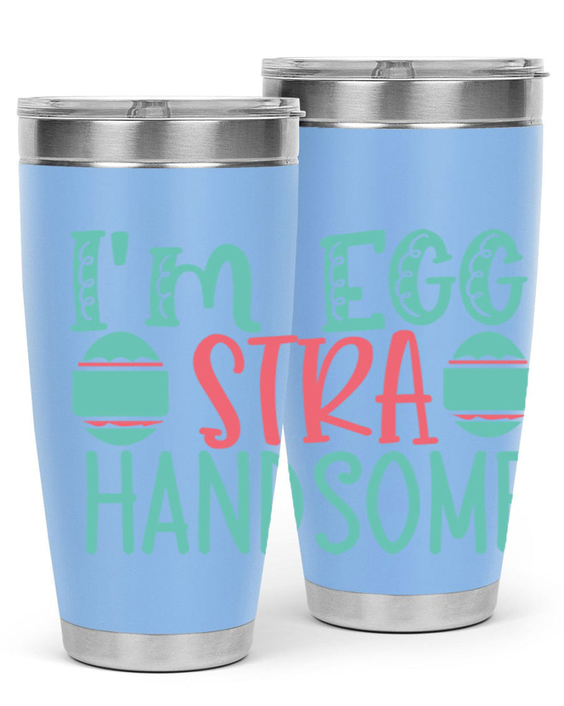 im eggstra handsome 115#- easter- Tumbler