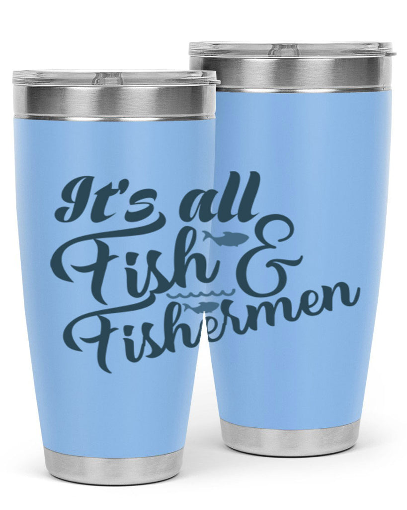 its all fish 80#- fishing- Tumbler