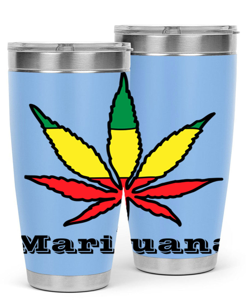 jamican cannabis 164#- marijuana- Tumbler