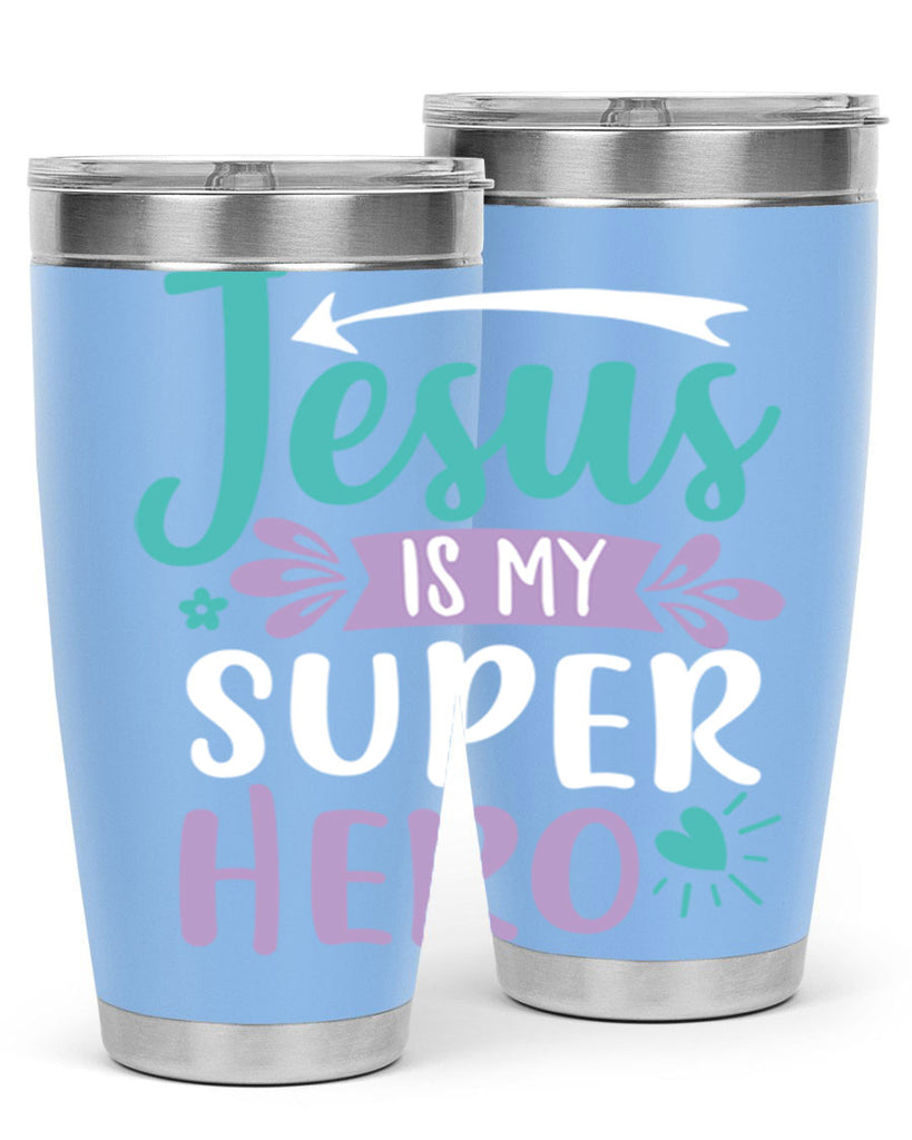 jesus is my superhero 71#- easter- Tumbler