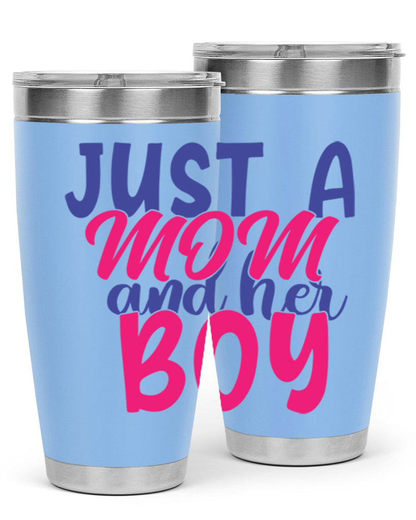 just a mom and her boy 392#- mom- Tumbler