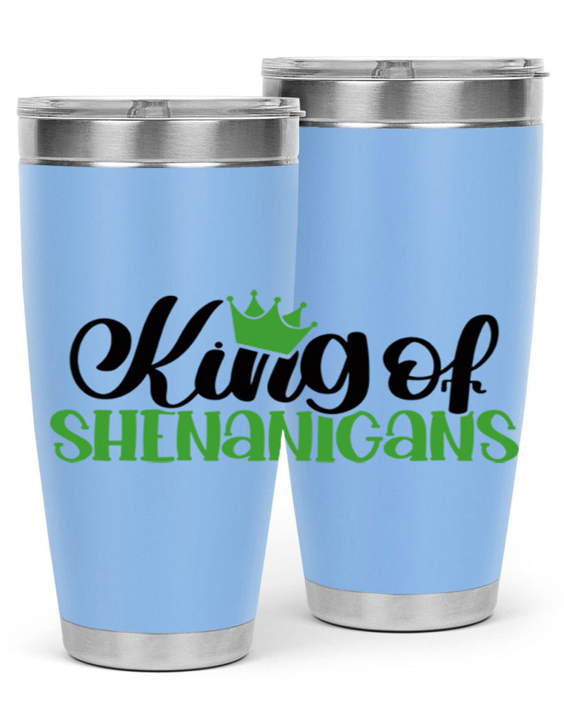 king Of Shenanigans Style 74#- St Patricks Day- Tumbler