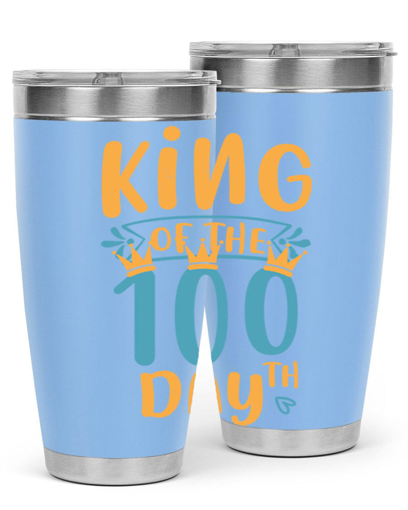 king of the th day 3#- 100 days of school- Tumbler