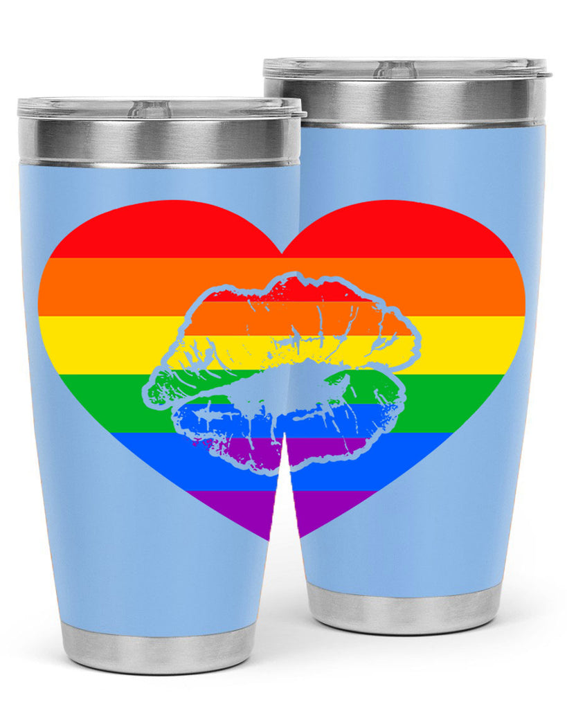 lgbt rainbow cool lip lgbt 96#- lgbt- Tumbler