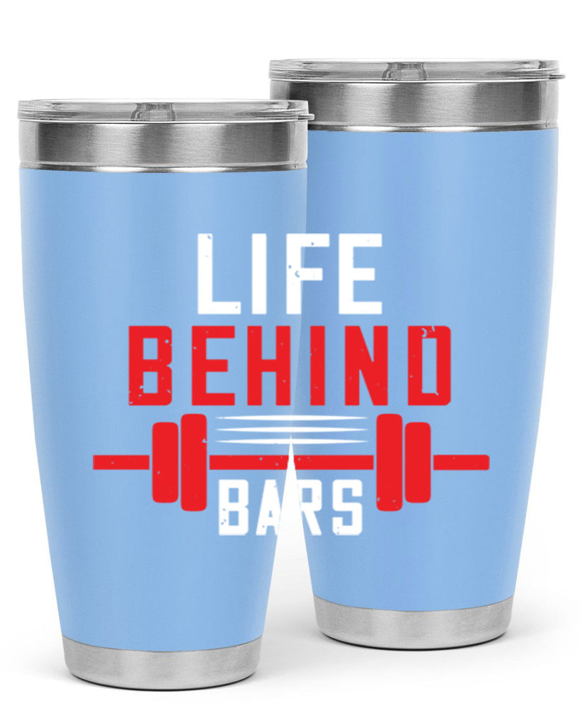 life behind bars 85#- gym- Tumbler