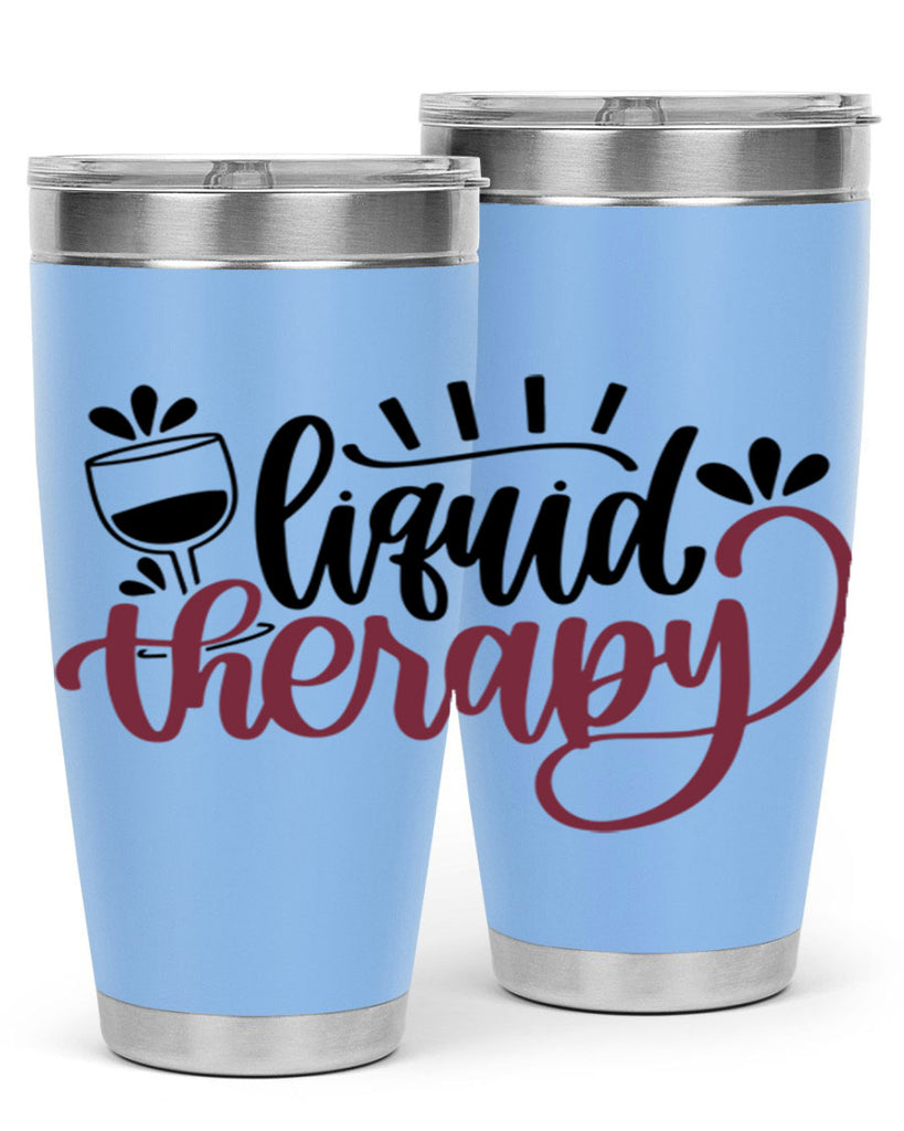 liquid therapy 44#- wine- Tumbler