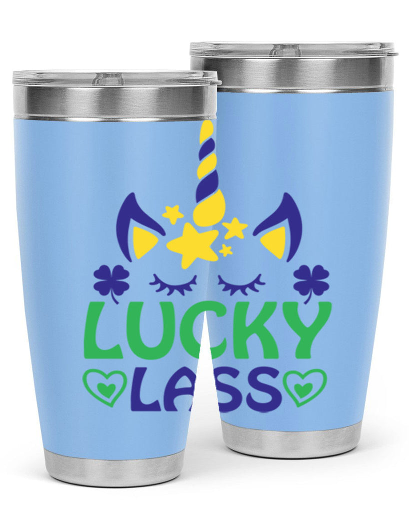 lucy lass 11#- mardi gras- Tumbler