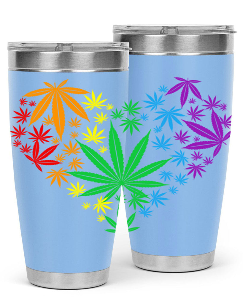 marijuana heart 200#- marijuana- Tumbler