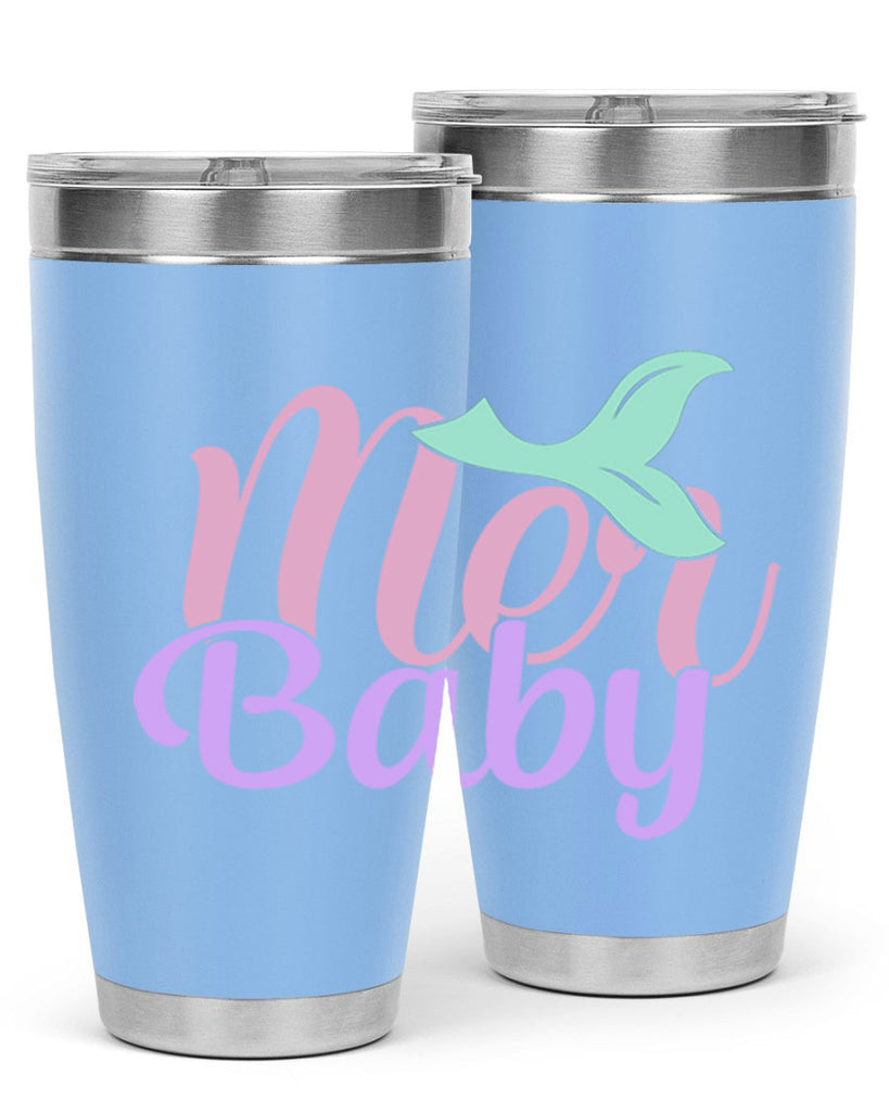 mer baby 3#- mermaid- Tumbler