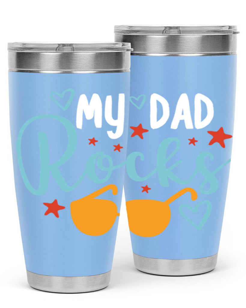 my dad rocks 83#- fathers day- Tumbler