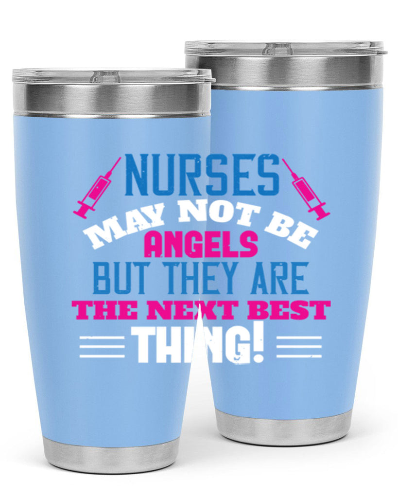 nurse may not be angels Style 279#- nurse- tumbler