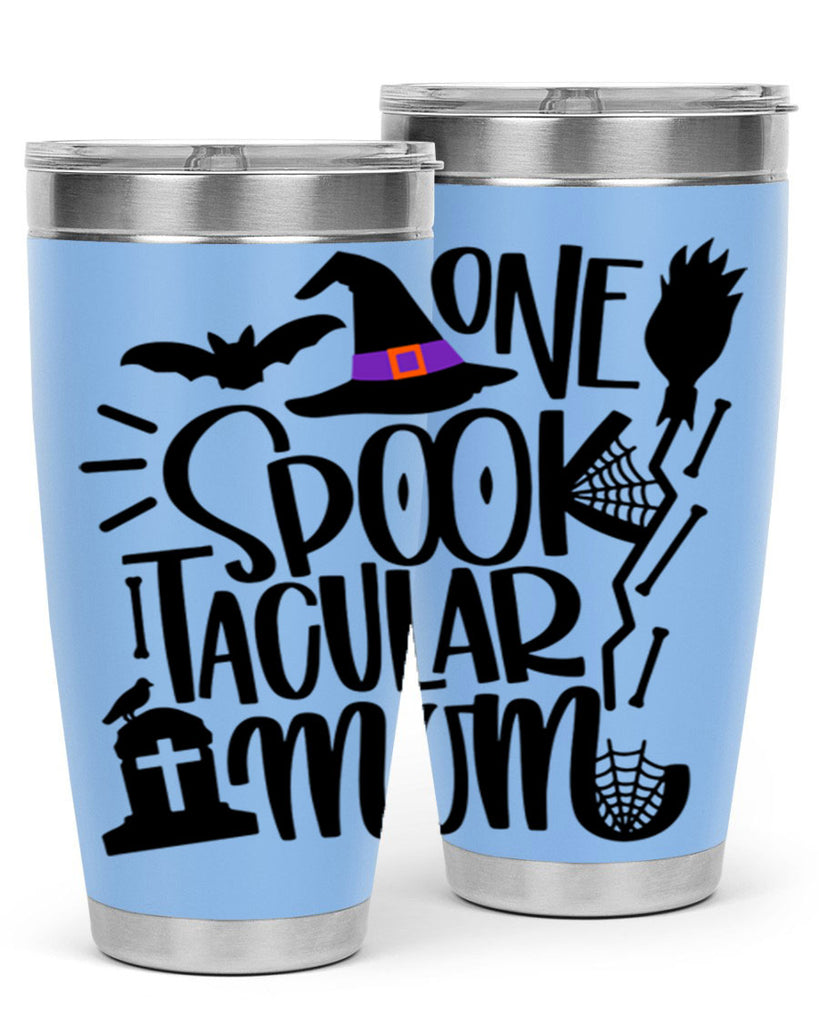 one spooktacular mom 34#- halloween- Tumbler