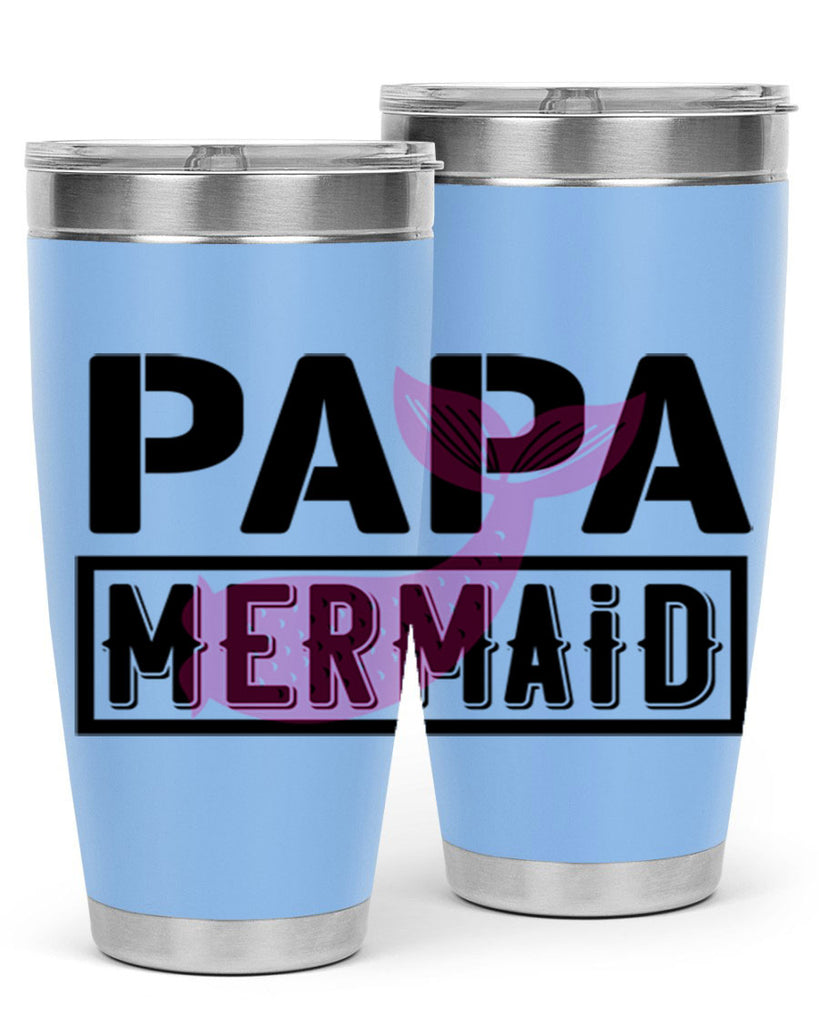 papa mermaid 533#- mermaid- Tumbler