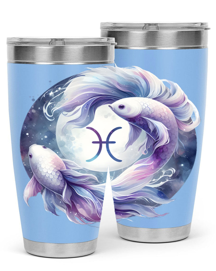 pisces 347#- zodiac- Tumbler