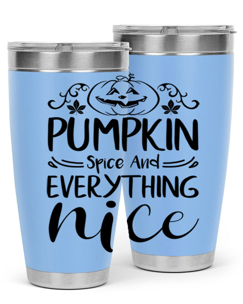 pumpkin spice and everything nice 542#- fall- Tumbler
