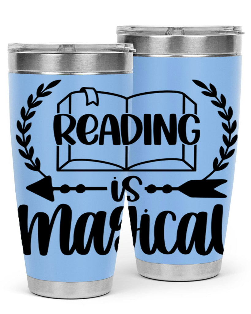 reading is magical 30#- reading- Tumbler