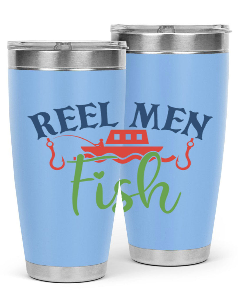 reel men fish 196#- fishing- Tumbler