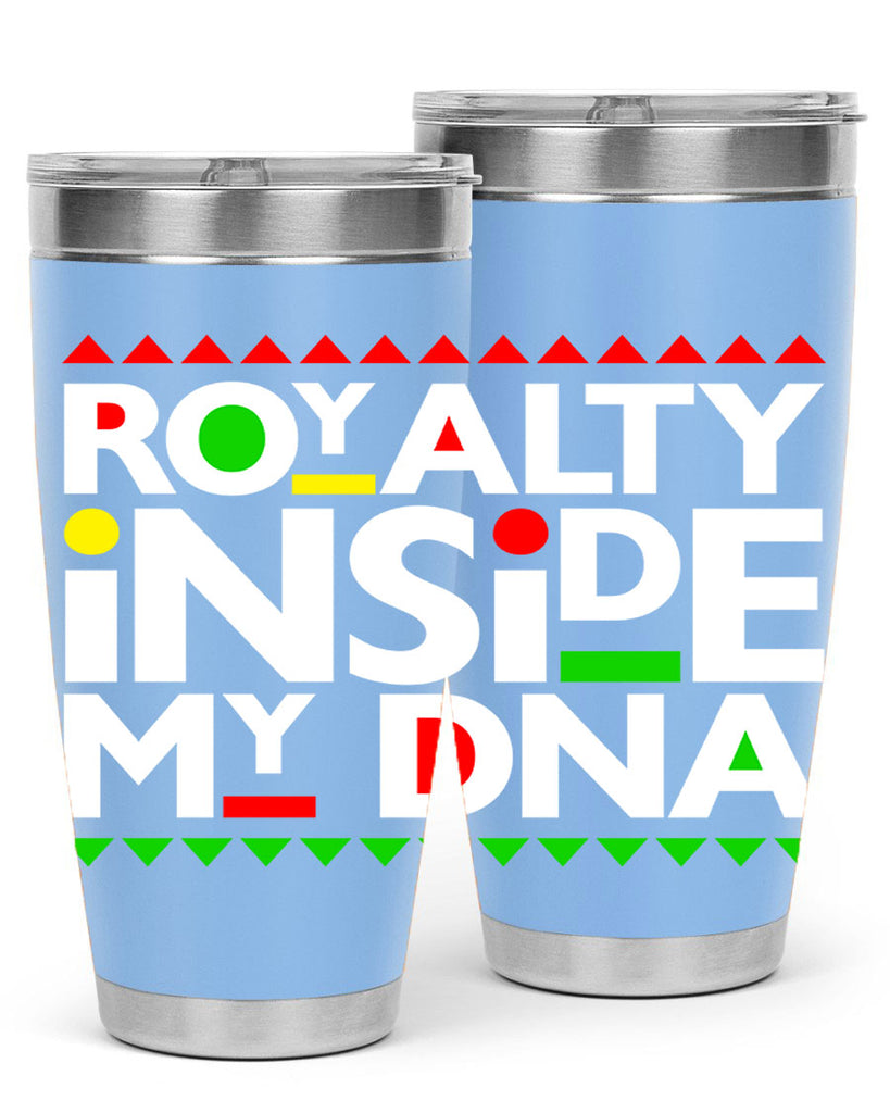 royalty inside my dna 42#- black words phrases- Cotton Tank