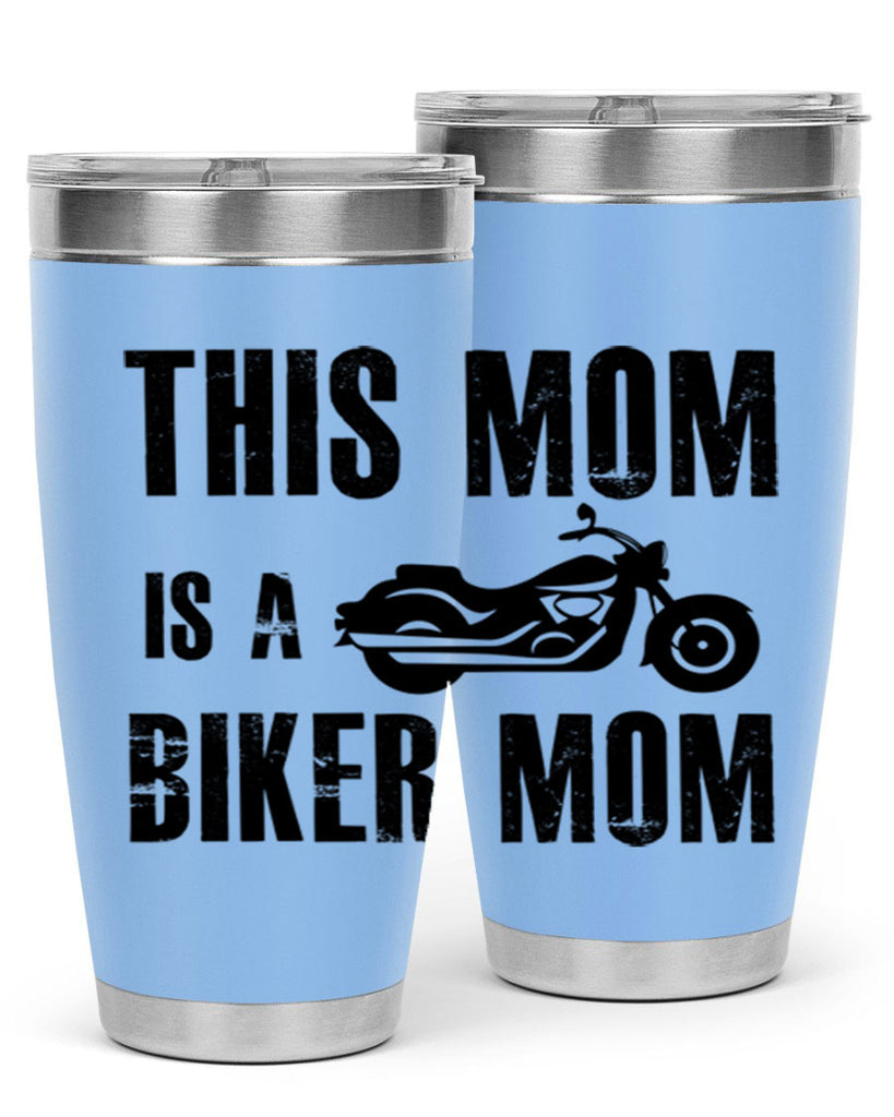 this mom is a biker mom 35#- mom- Tumbler