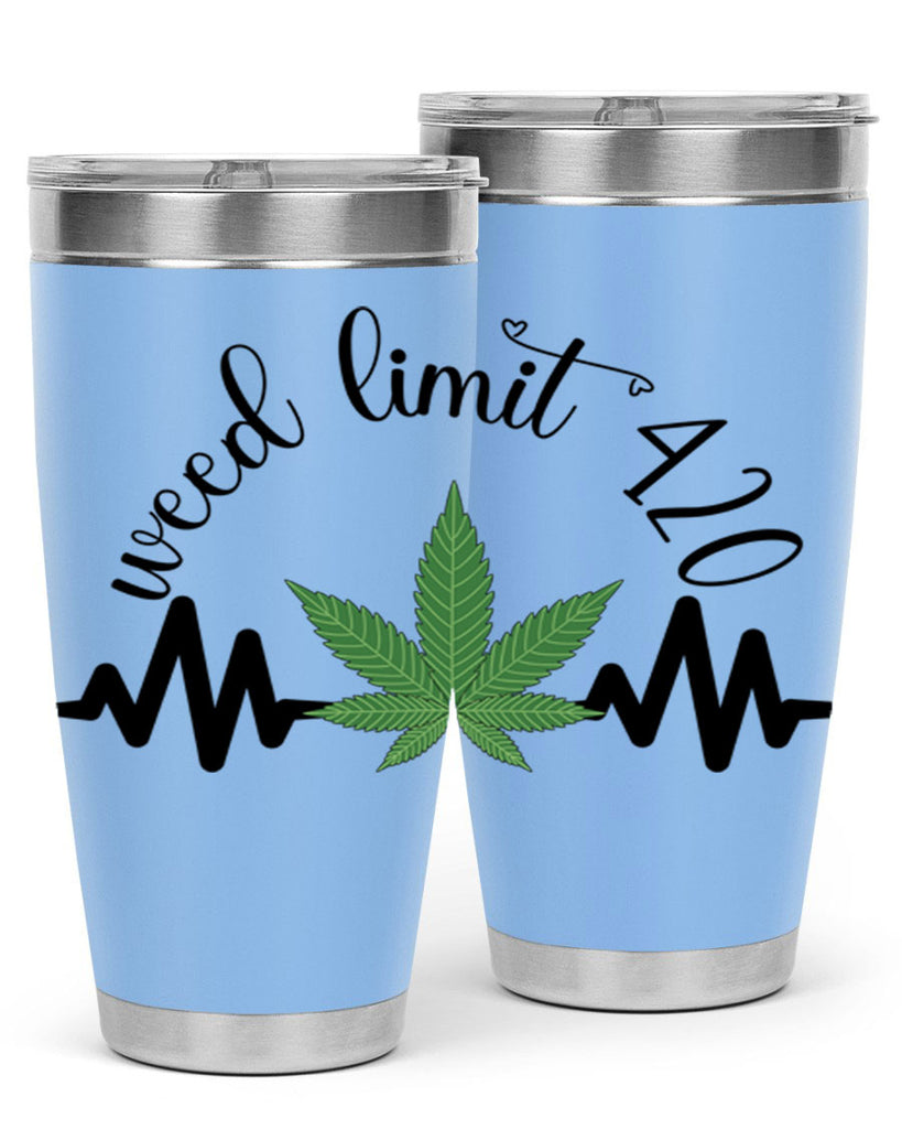 weed limit 420 cannabis heartbeat 292#- marijuana- Tumbler