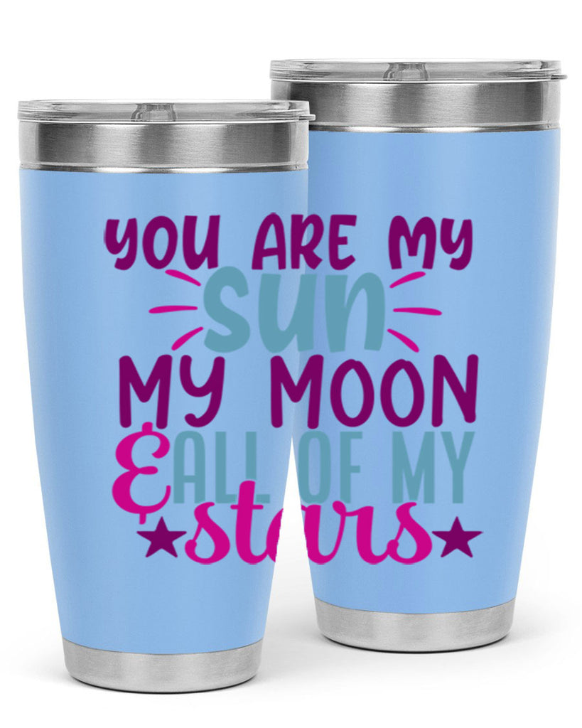 you are my sun my moon all of my stars 5#- family- Tumbler