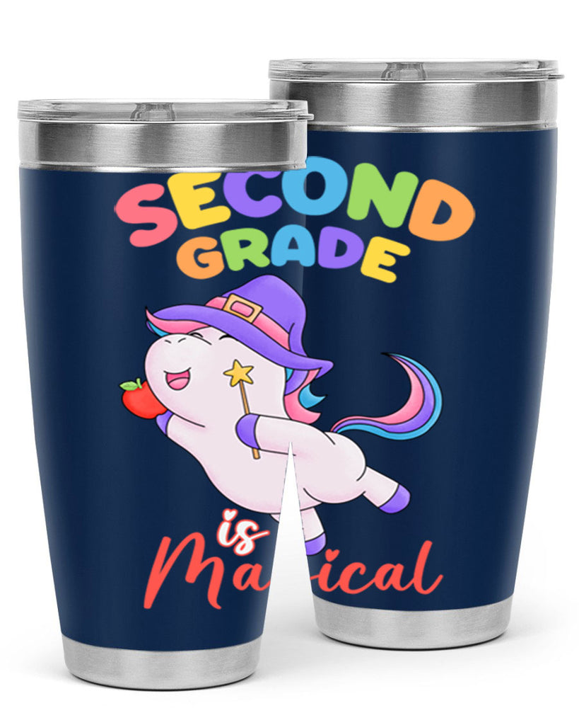 2nd Grade is Magical Unicorn 5#- second grade- Tumbler